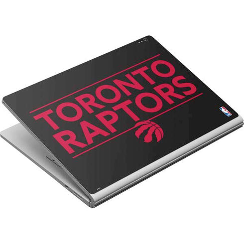 NBA Toronto Raptors Standard - Black Surface Book Skin